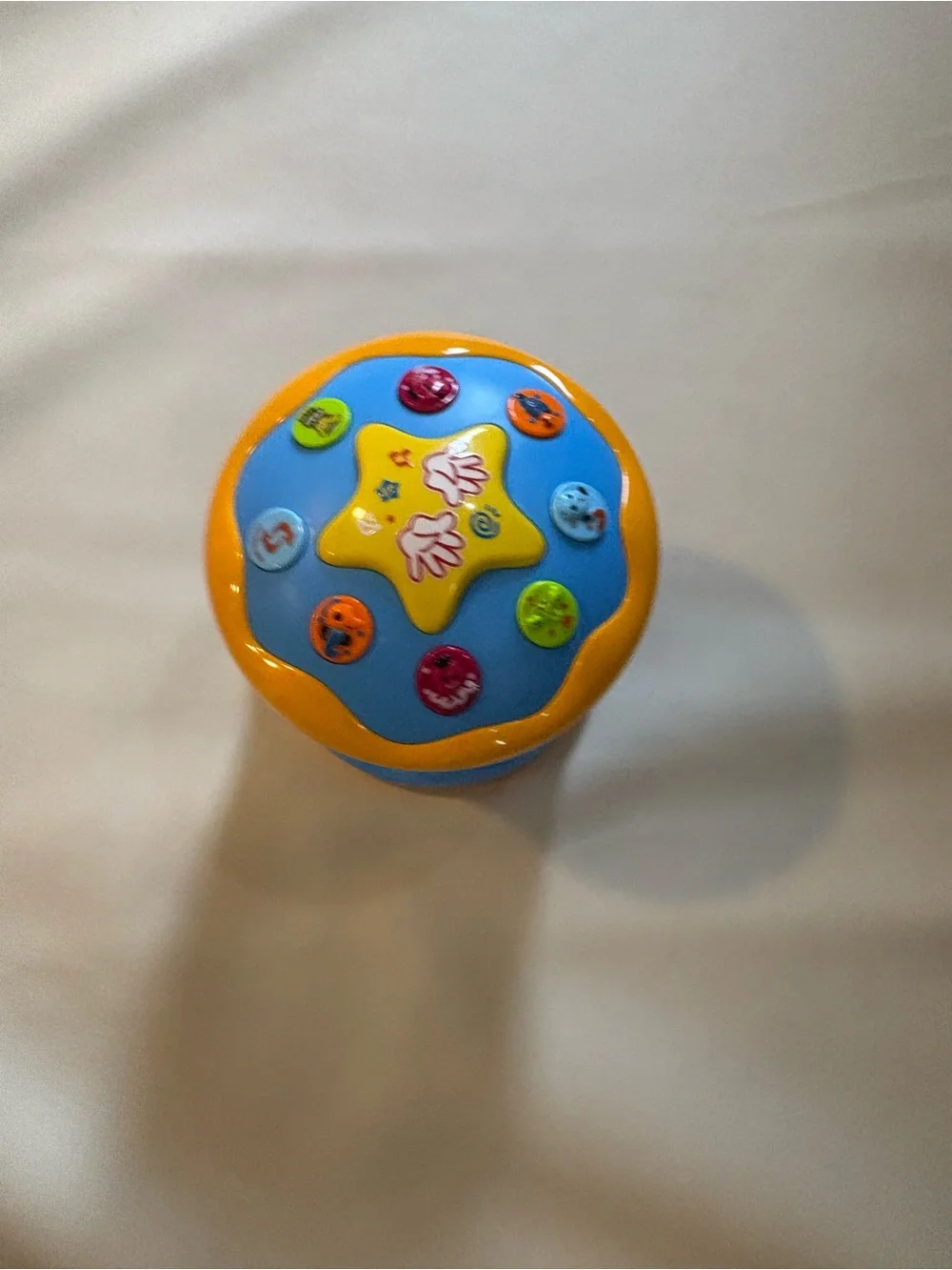 Blue and Orange Ocean animal Activity Underwater musical baby toy